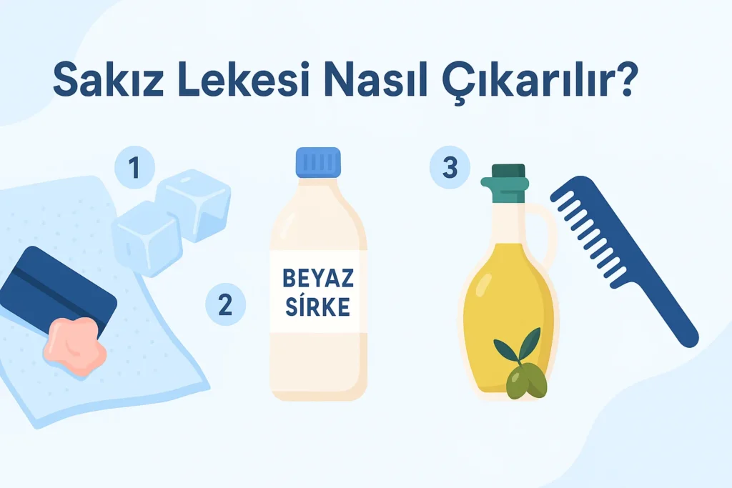 sakiz lekesi nasil cikarilir 100kb